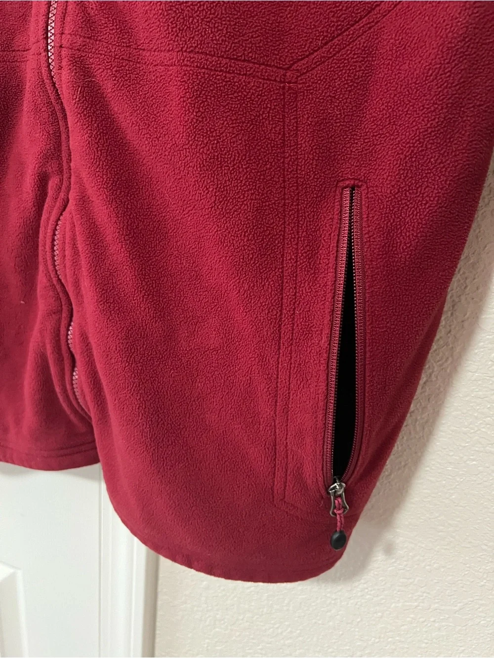 L.L.Bean Polartec Thinsulate Flex Fleece Jacket Men’s Large Burgundy 270353